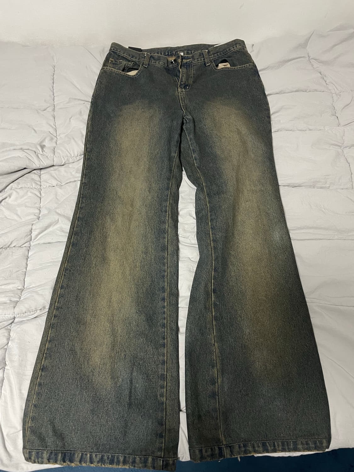 노이어 디스트로이드 플레어 데님 팬츠 50 상품이미지4