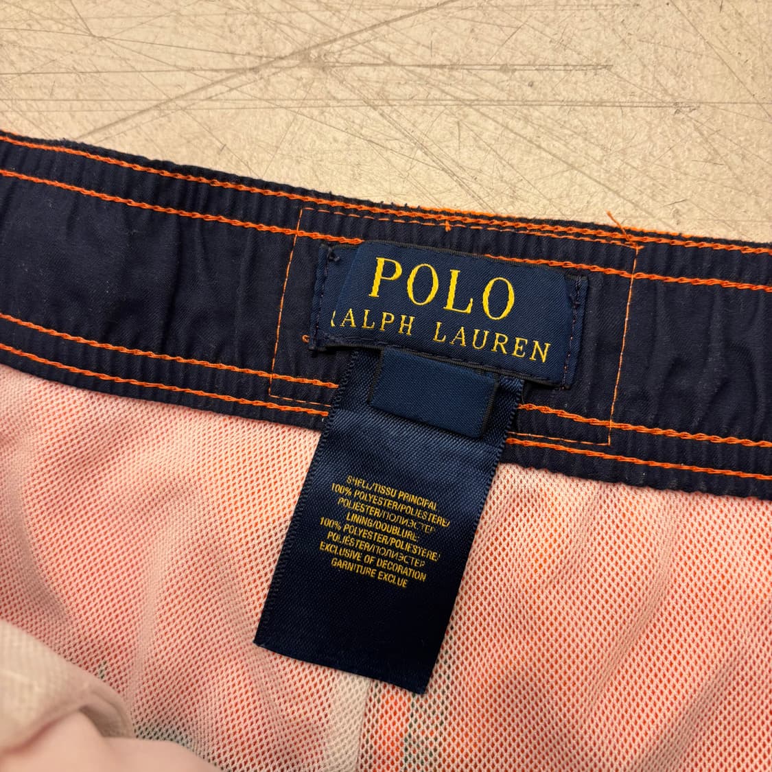 폴로 랄프로렌 빅포니 컬러블럭 스윔 팬츠 상품이미지4