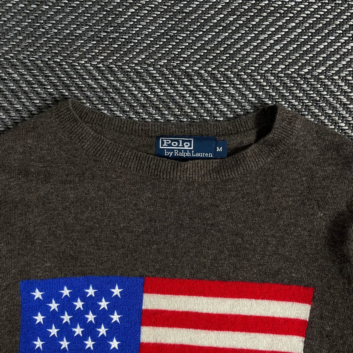 폴로 랄프로렌 성조기 빅로고 램스울 스웨터y 3071 상품이미지5