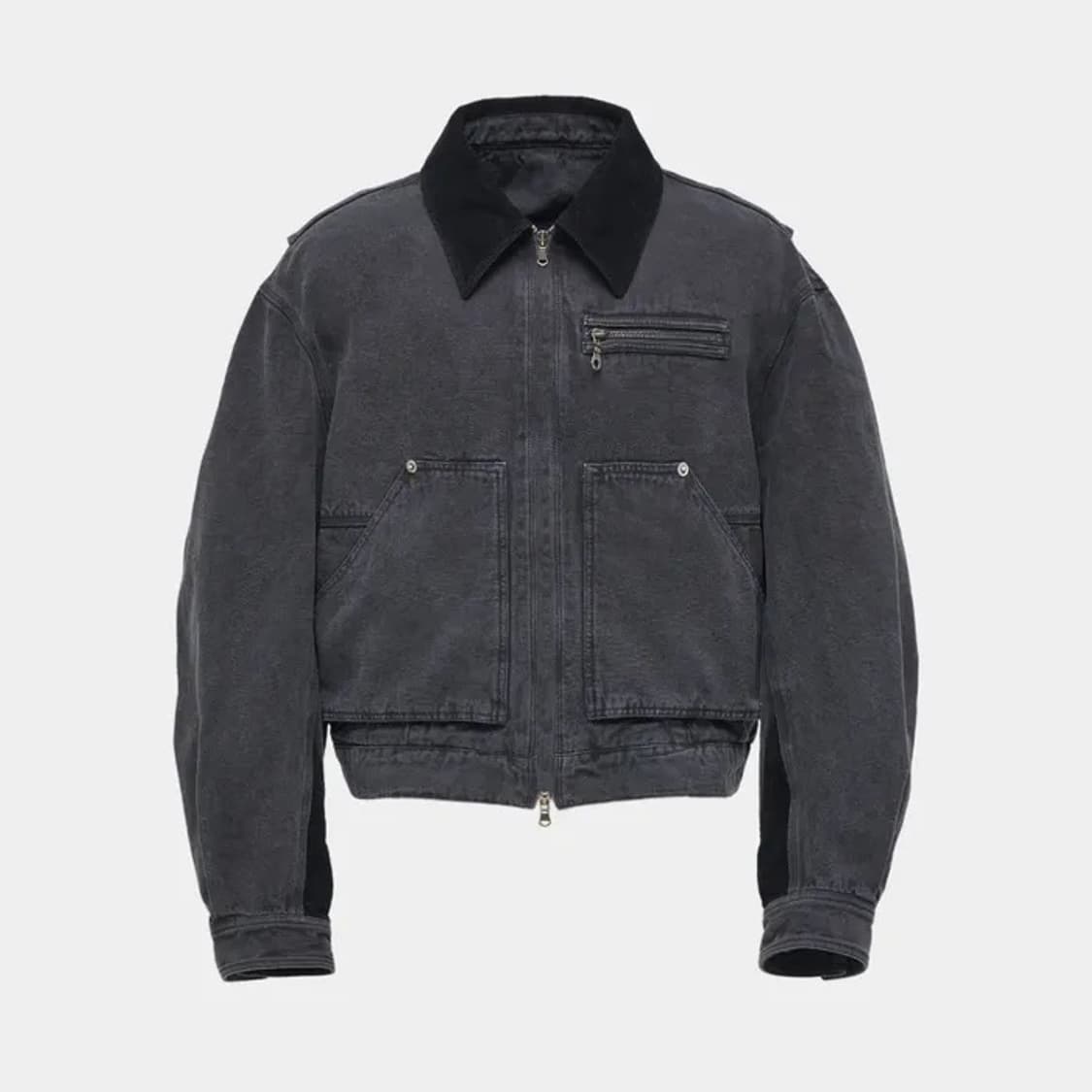 쿠어 오버다잉 페이디드 워크 자켓 상품이미지1