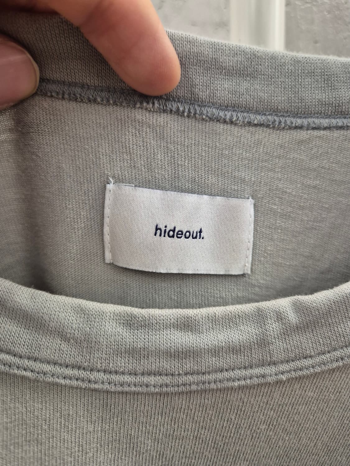 hideout 그레이 반팔티  상품이미지5