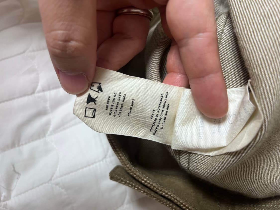 [XL] 피어오브갓 5th 데님 트러커 자켓 빈티지 골드 상품이미지9