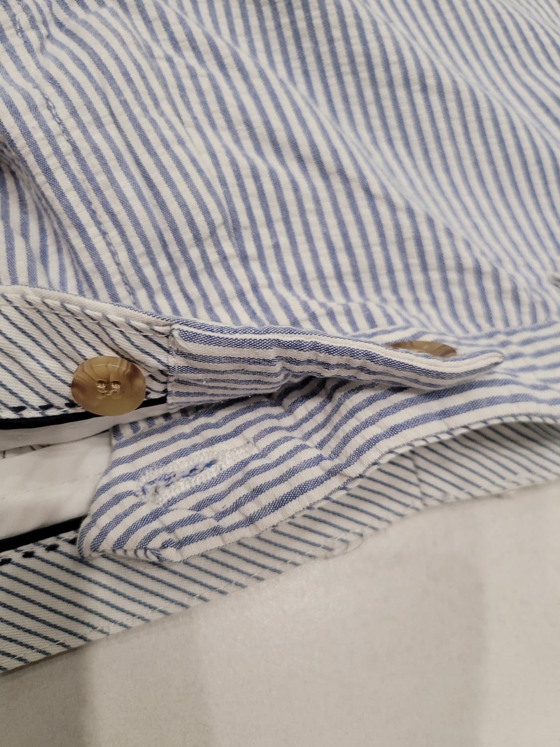 이태리 감성 🇮🇹 Hermitage x Selected 시어서커반바지 상품이미지5