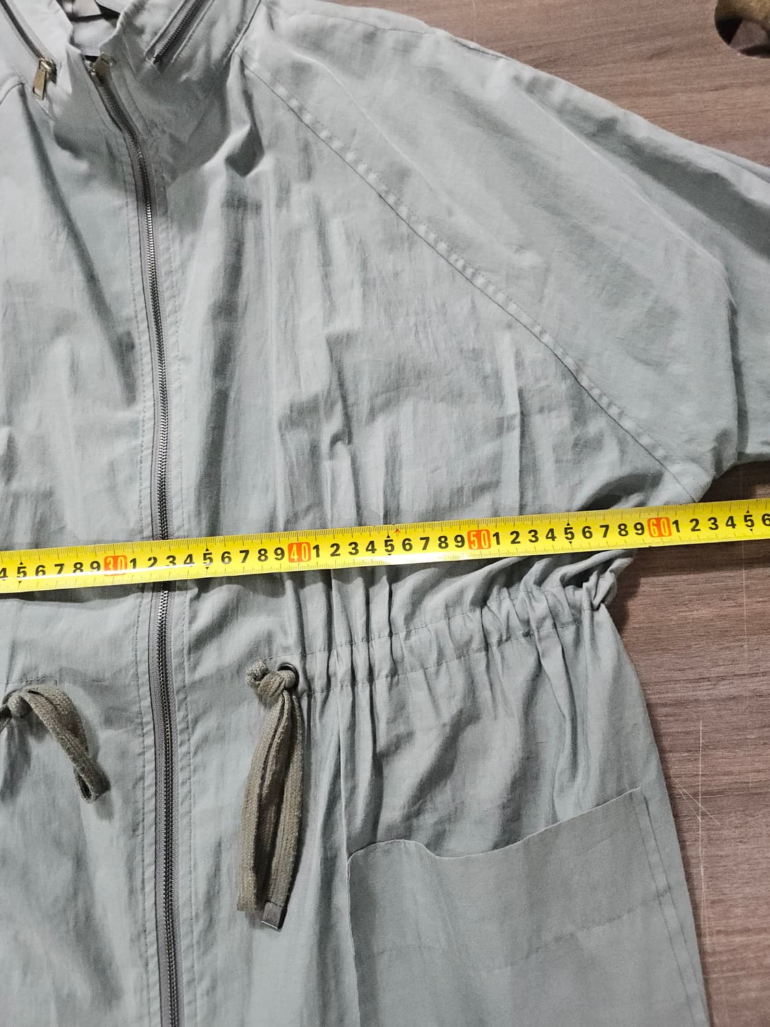 데미안  숏 야상 점퍼 허리 스트링 아우터 free 상품이미지8