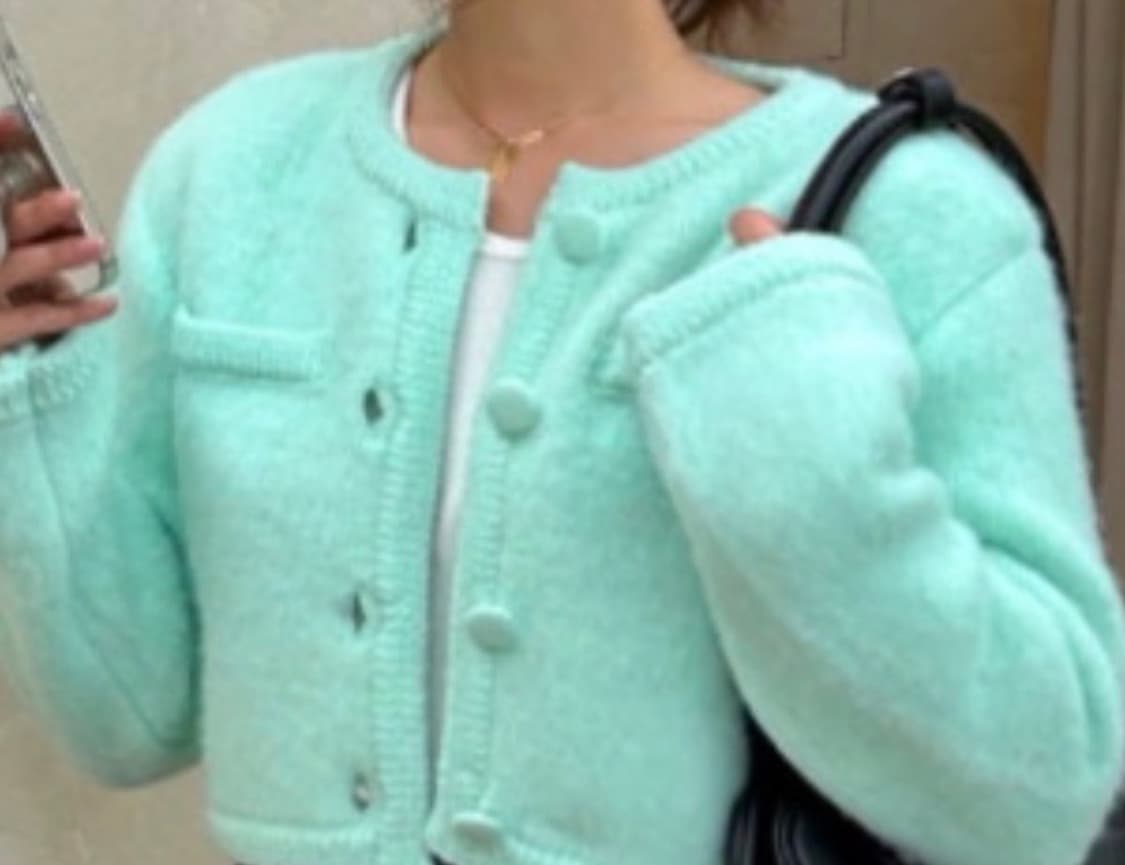 레브시티 코코 브러쉬 가디건 상품이미지8