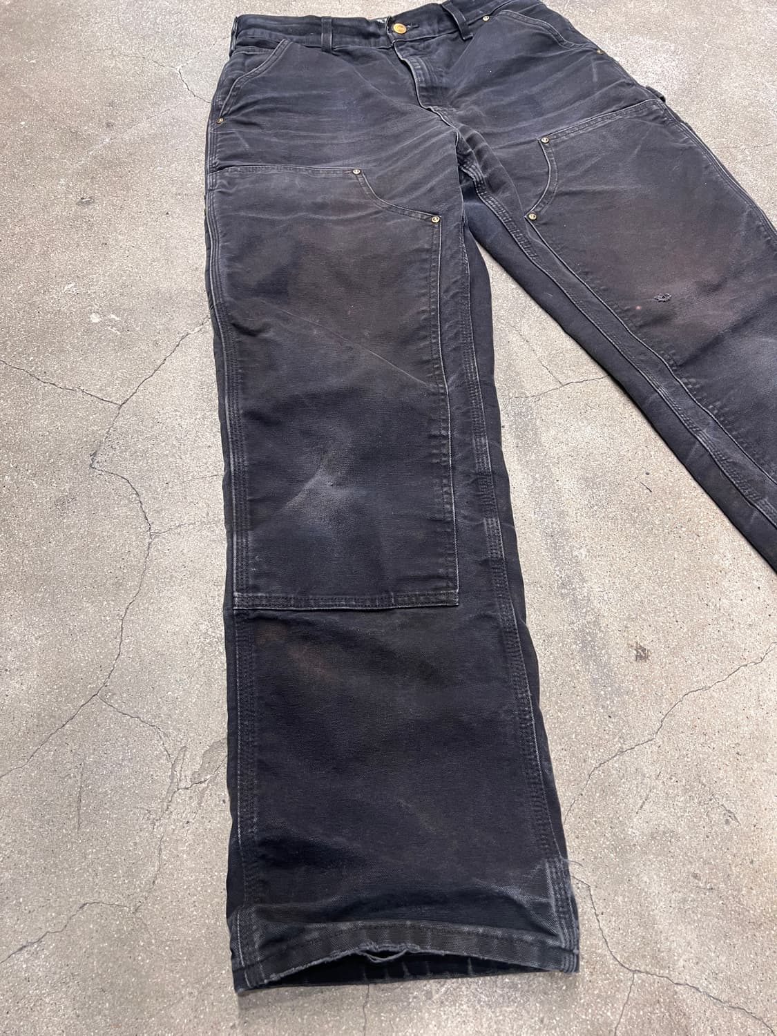 칼하트 B01 BLK 더블니 카펜터 워크팬츠 상품이미지3