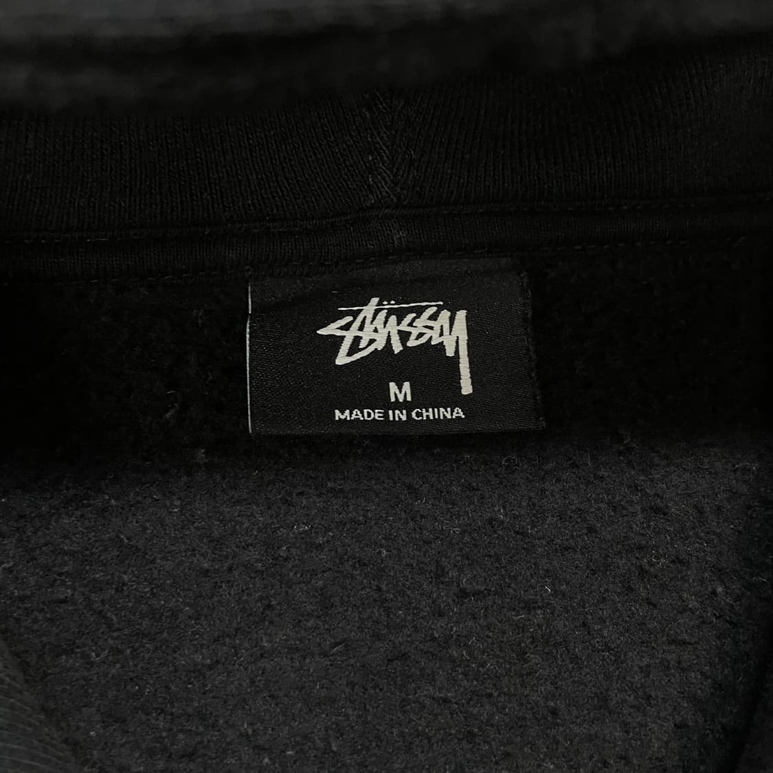 스투시 Stussy 베이직 로고 후드집업 블랙 상품이미지5