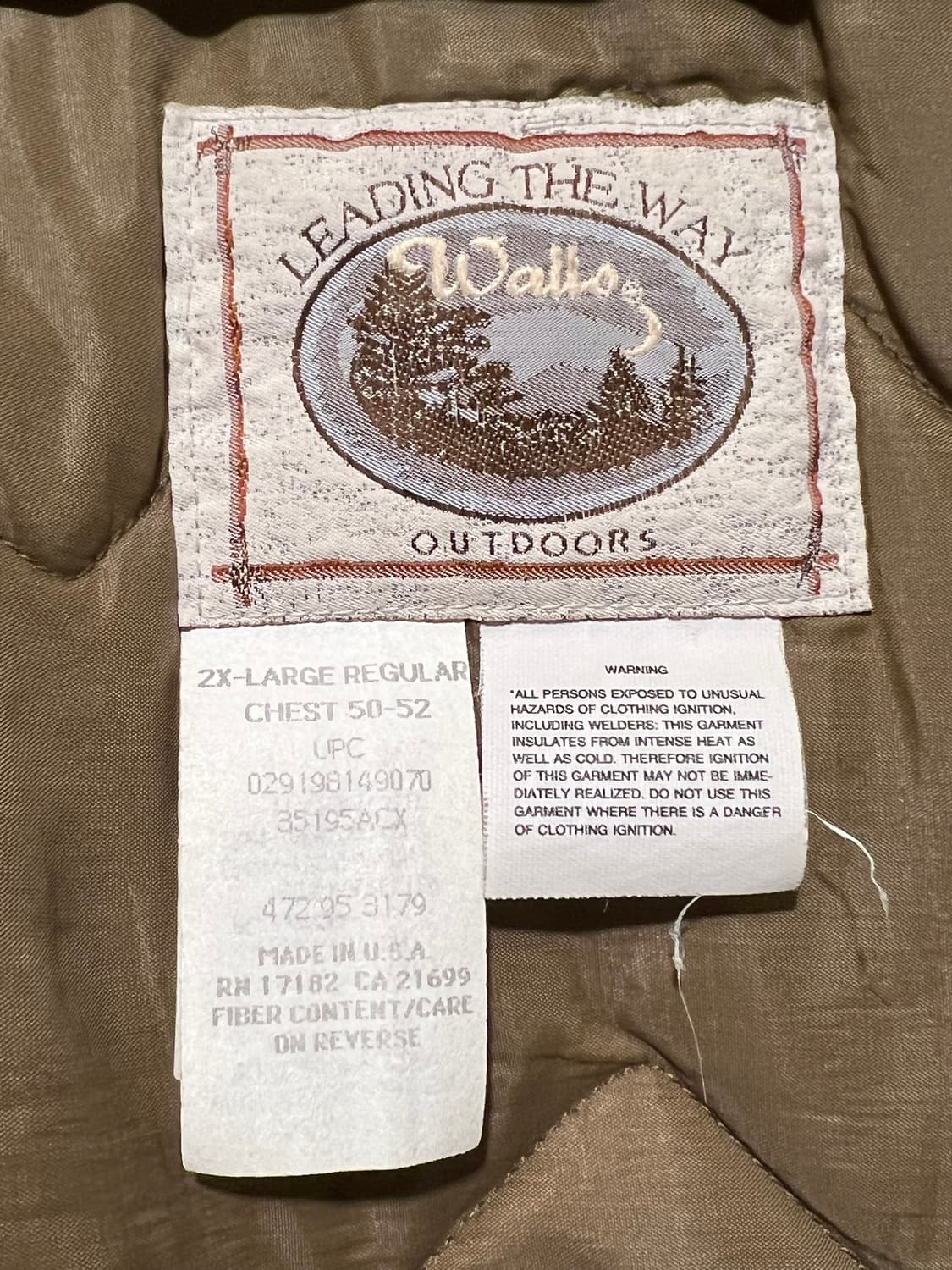 90's[2XL] USA 퀼팅 카모 봄버 빈티지 자켓 ADVANTAGE 상품이미지9