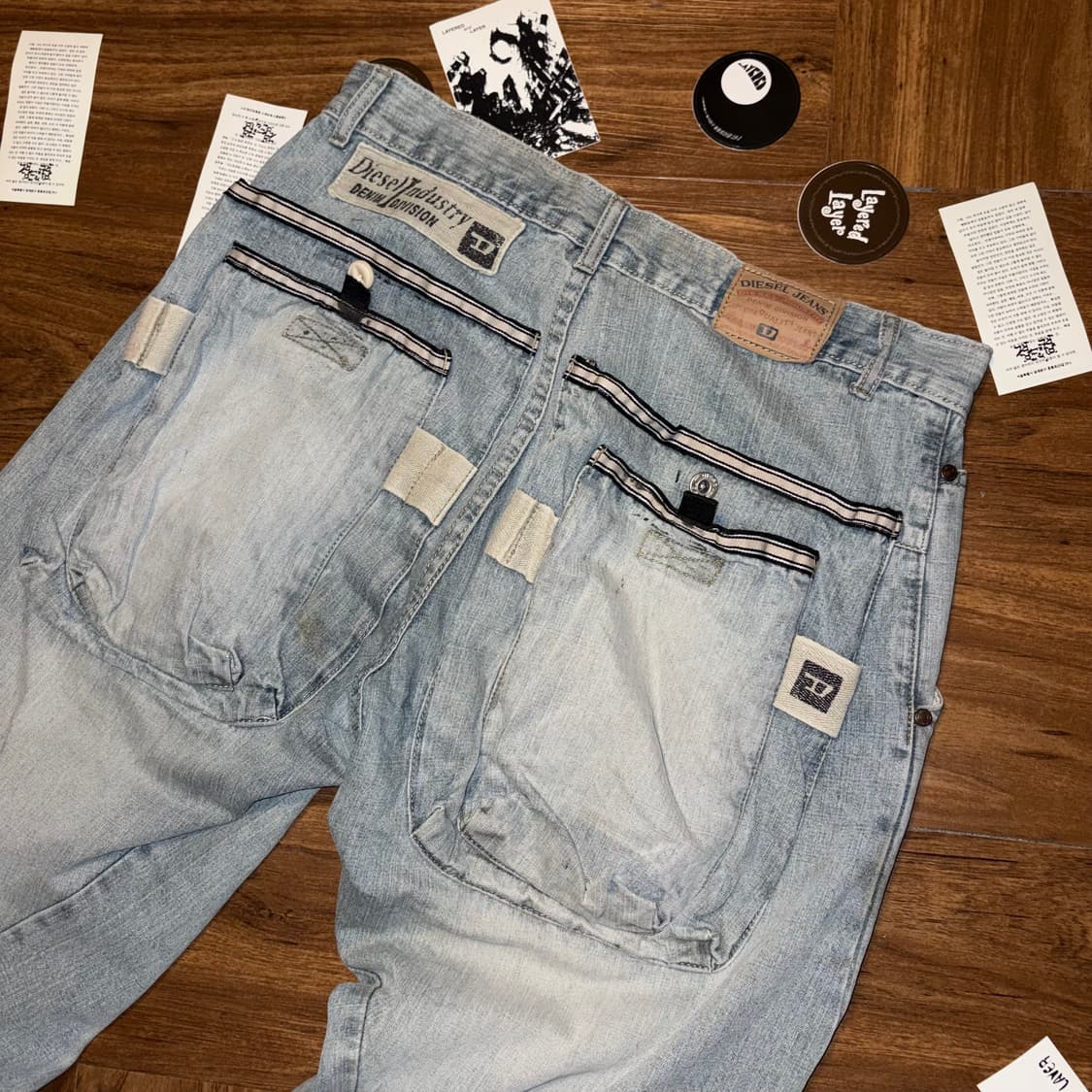 Diesel washed curve pocket denim pants 상품이미지5