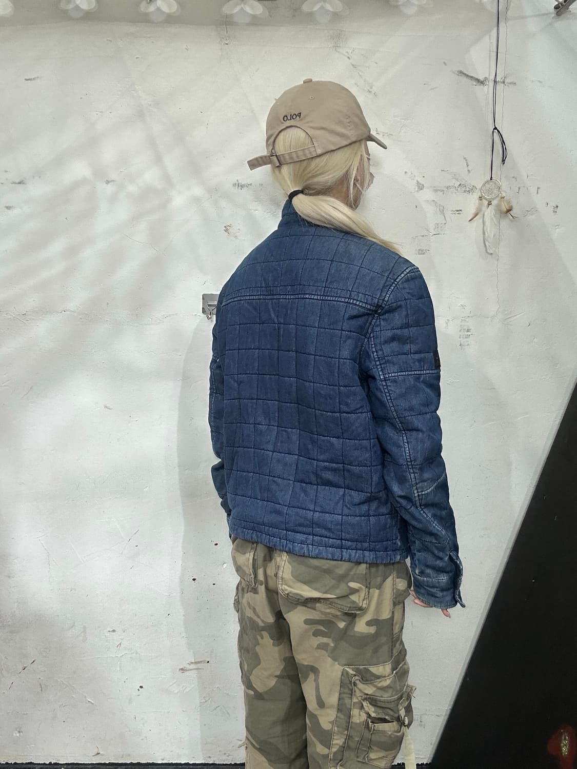 캘빈 클라인 ck 아카이브 데님 블록 블루종 점퍼 자켓 M 상품이미지3