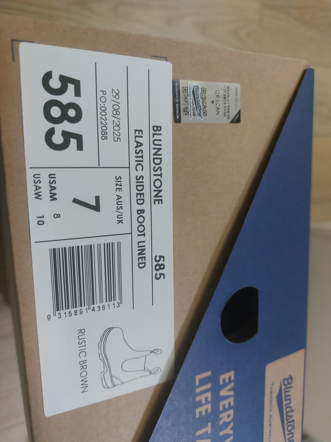 블런드스톤 585 러스틱브라운 au7 박스채 새제품 상품이미지5