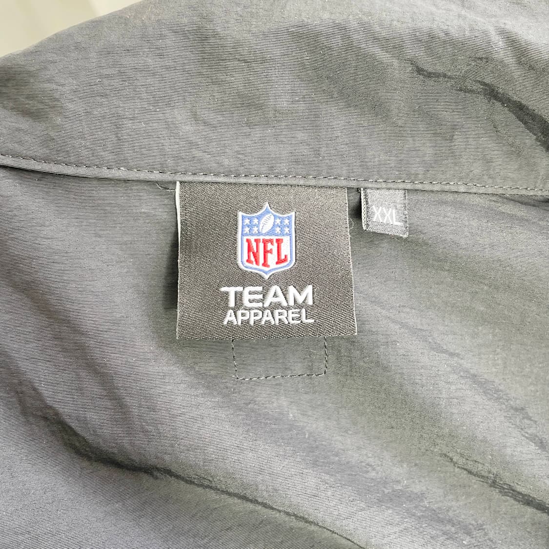 F2 NFL 엔에프엘 블랙 화이트 AFC 우븐 바람막이 자켓 110사이즈 상품이미지4