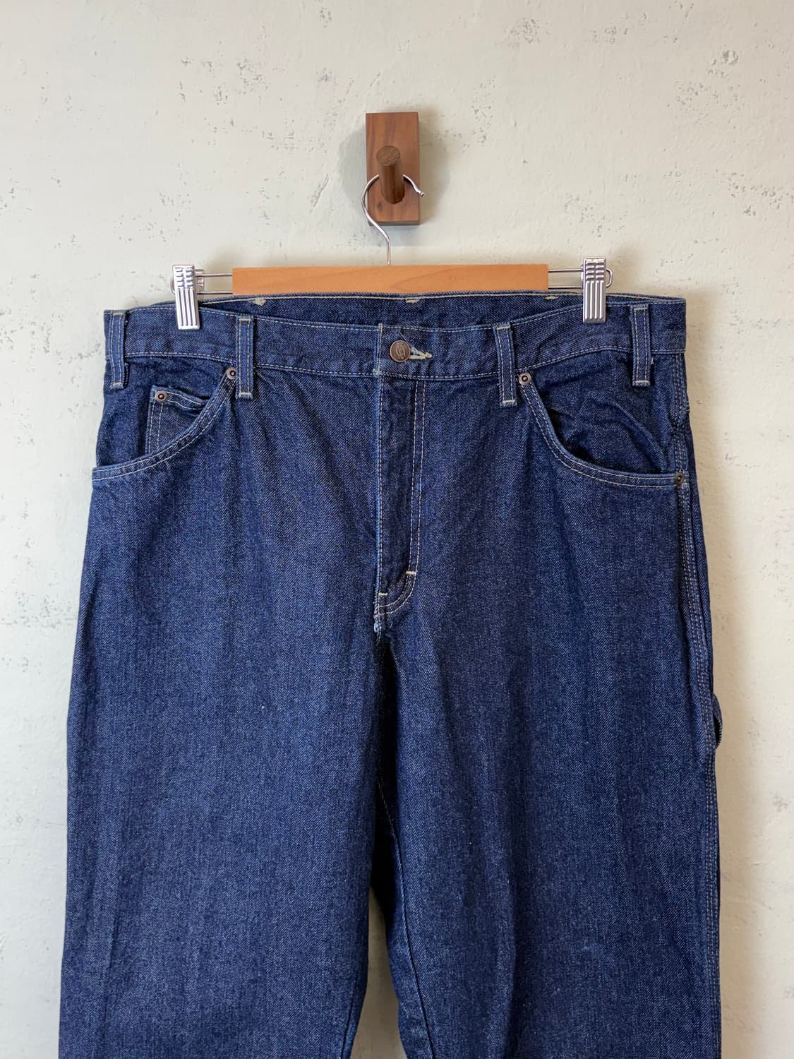 디키즈 빈티지 백포켓 프린팅 카펜터 데님팬츠 상품이미지4