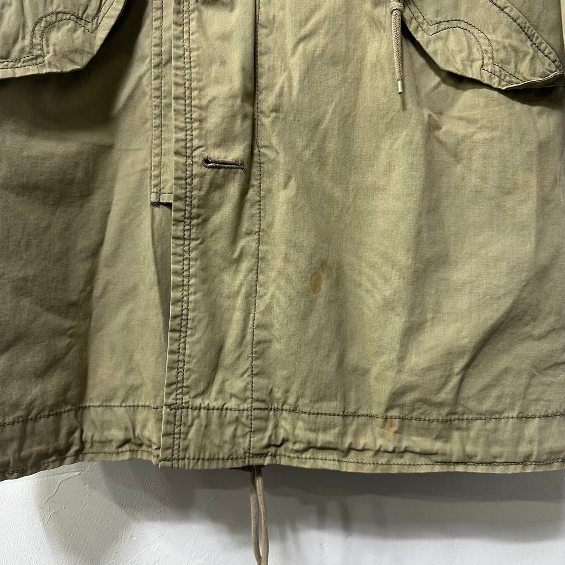 (M) 리바이스 카키 야상 후드 롱 피시테빈 상품이미지5