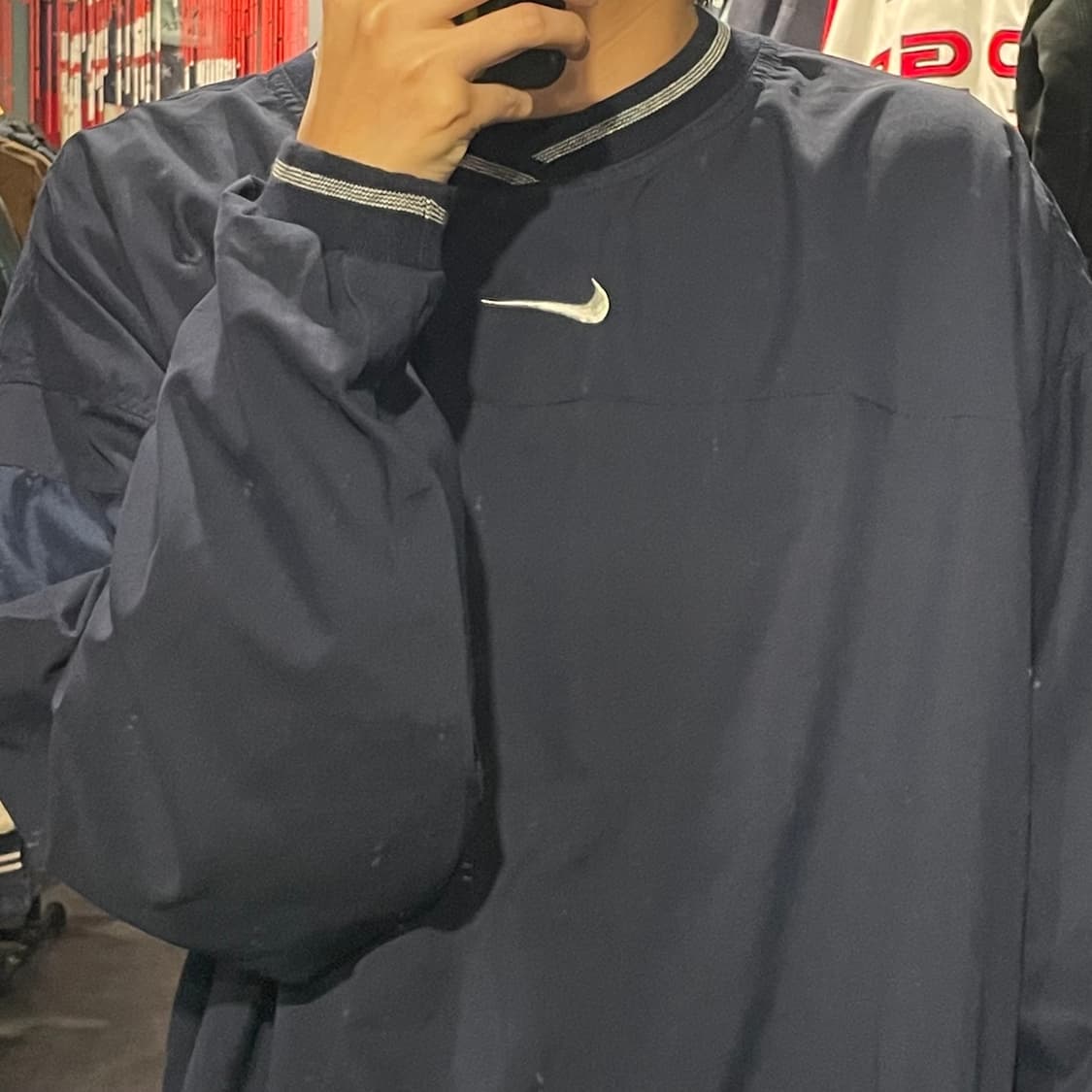 [IM] NIKE 나이키 네이비 미드스우시 웜업 상품이미지4