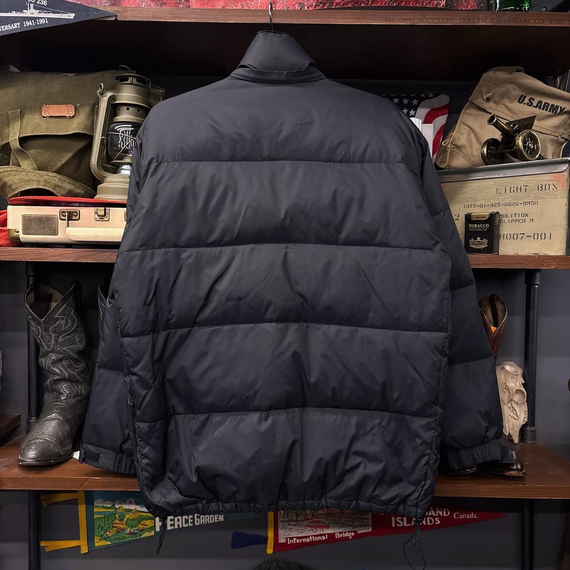 90s 폴로스포츠 테크니컬 텍스처 패딩 다운자켓 N165 상품이미지2