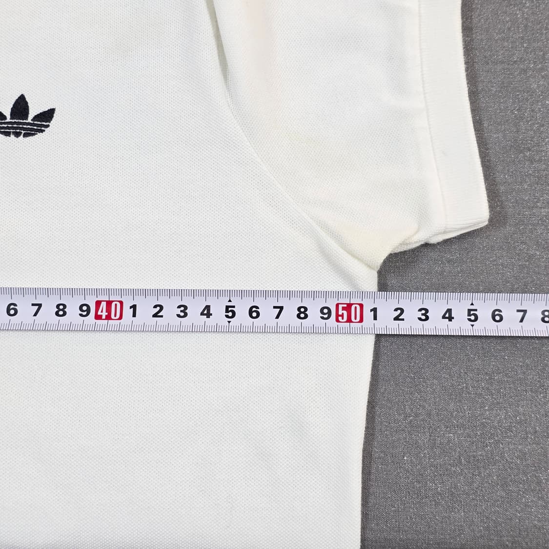 L 95-100 아디다스 파이어버드 화이트 반팔 폴로티 상품이미지8