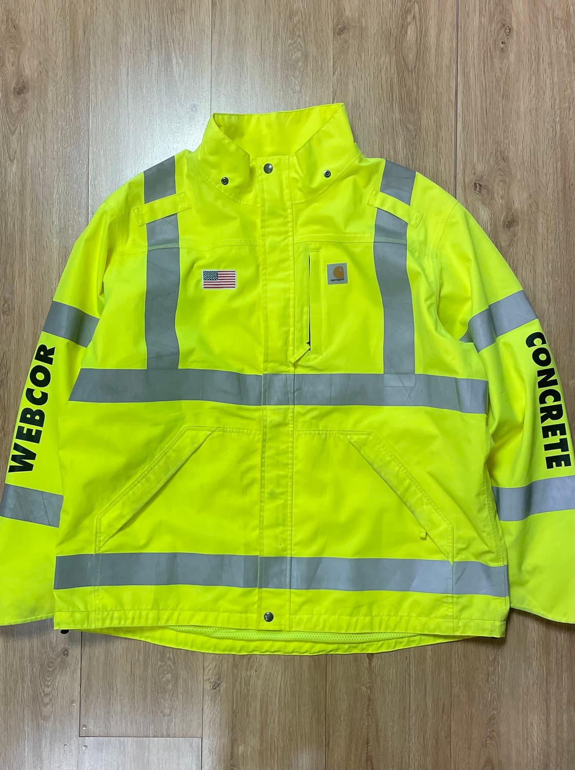 택포) 국내 유일 칼하트 USA Hi-vis 리플렉티브 파카 자켓 상품이미지1