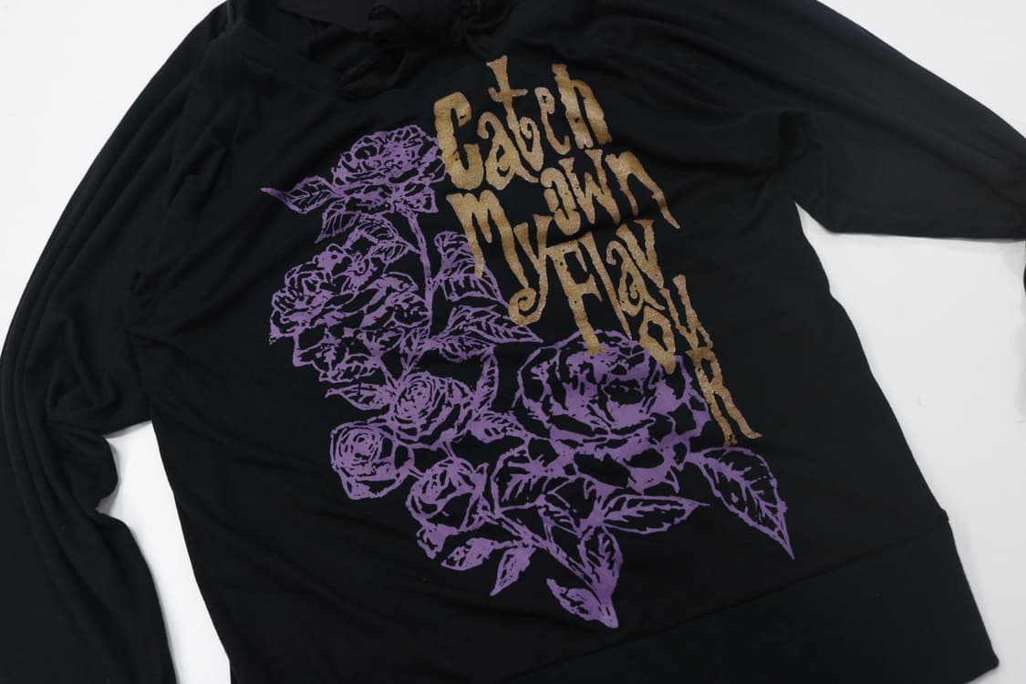 ALGONQUINS 알곤퀸 빈티지 펑크 로즈 레이스 타이 롱슬리브 (L) 상품이미지3