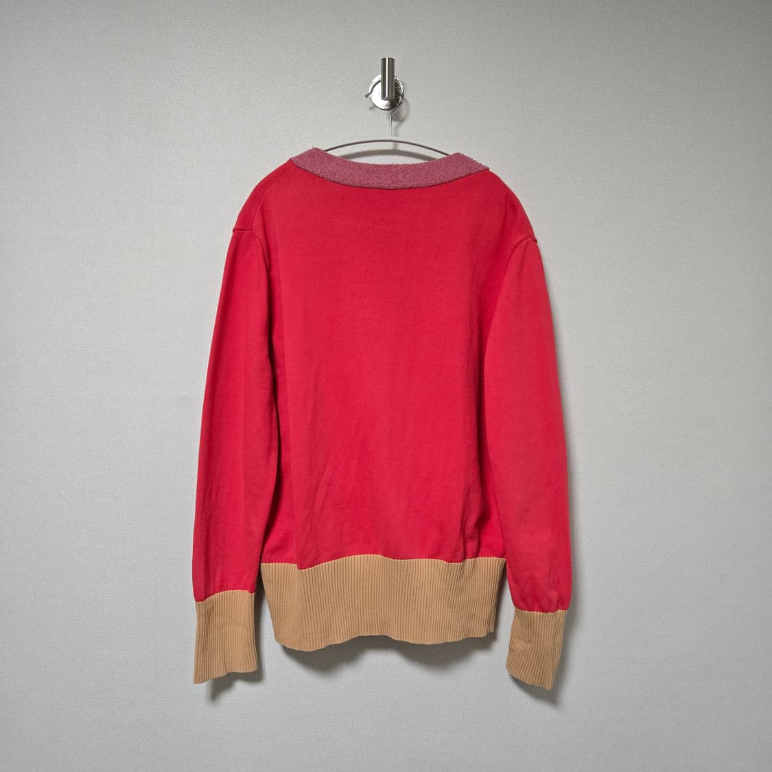 코스 컬러블록 코튼 가디건 /여성 가디건 /여자 가디건  상품이미지5