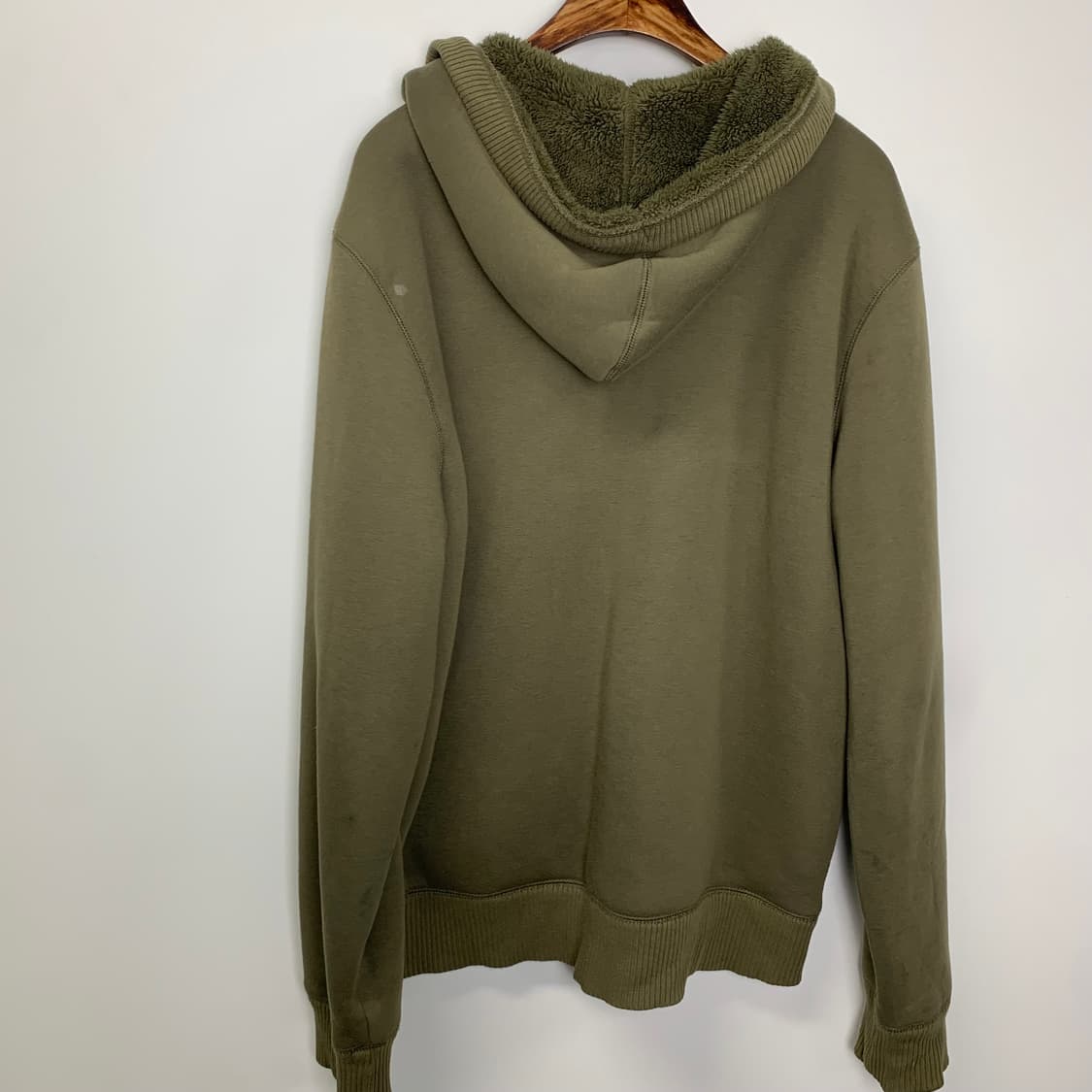 Gap 갭 카키 양털 후드집업 상품이미지3