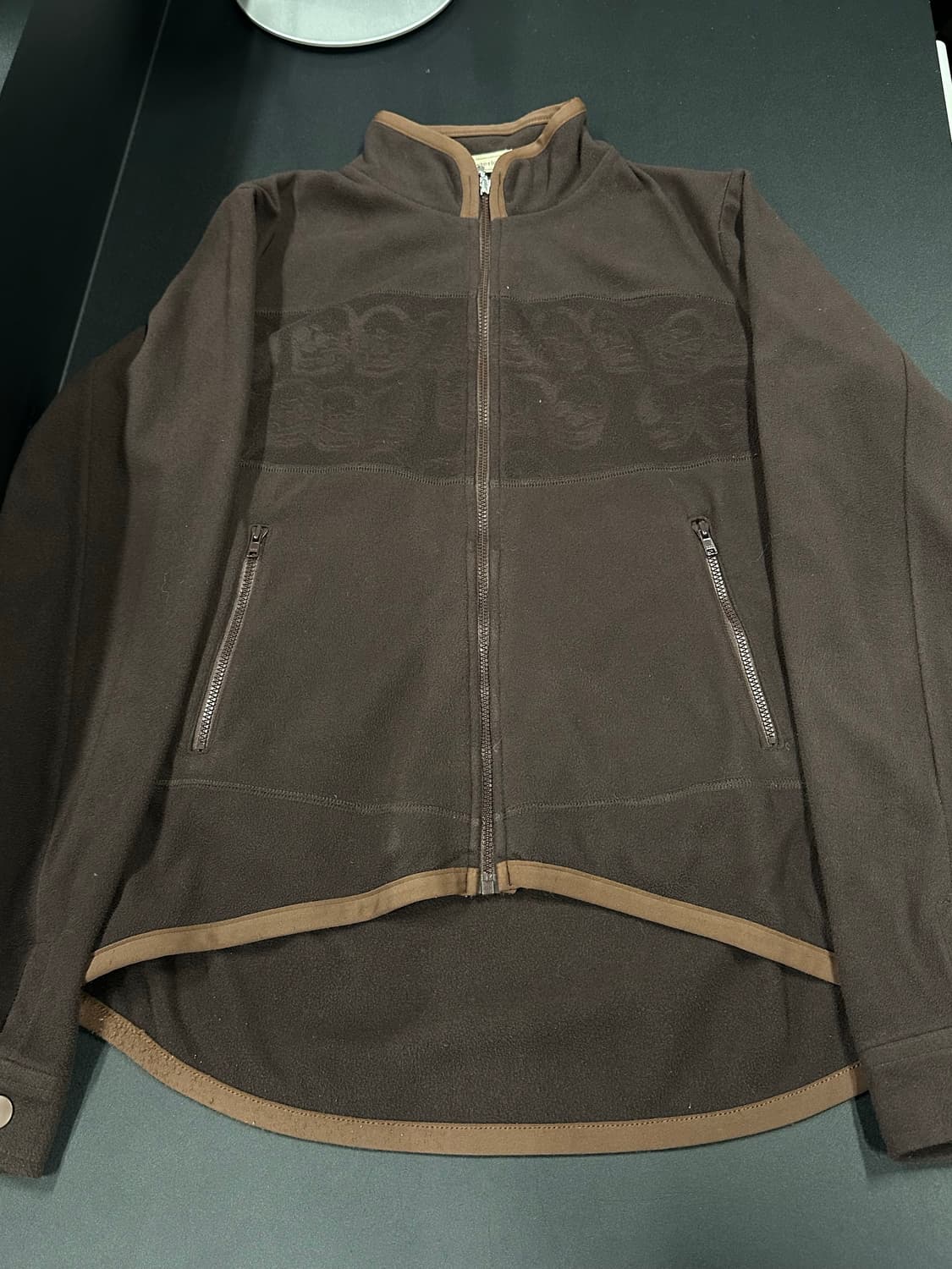 히스테릭 글래머 스컬 플리스 집업 자켓 상품이미지3