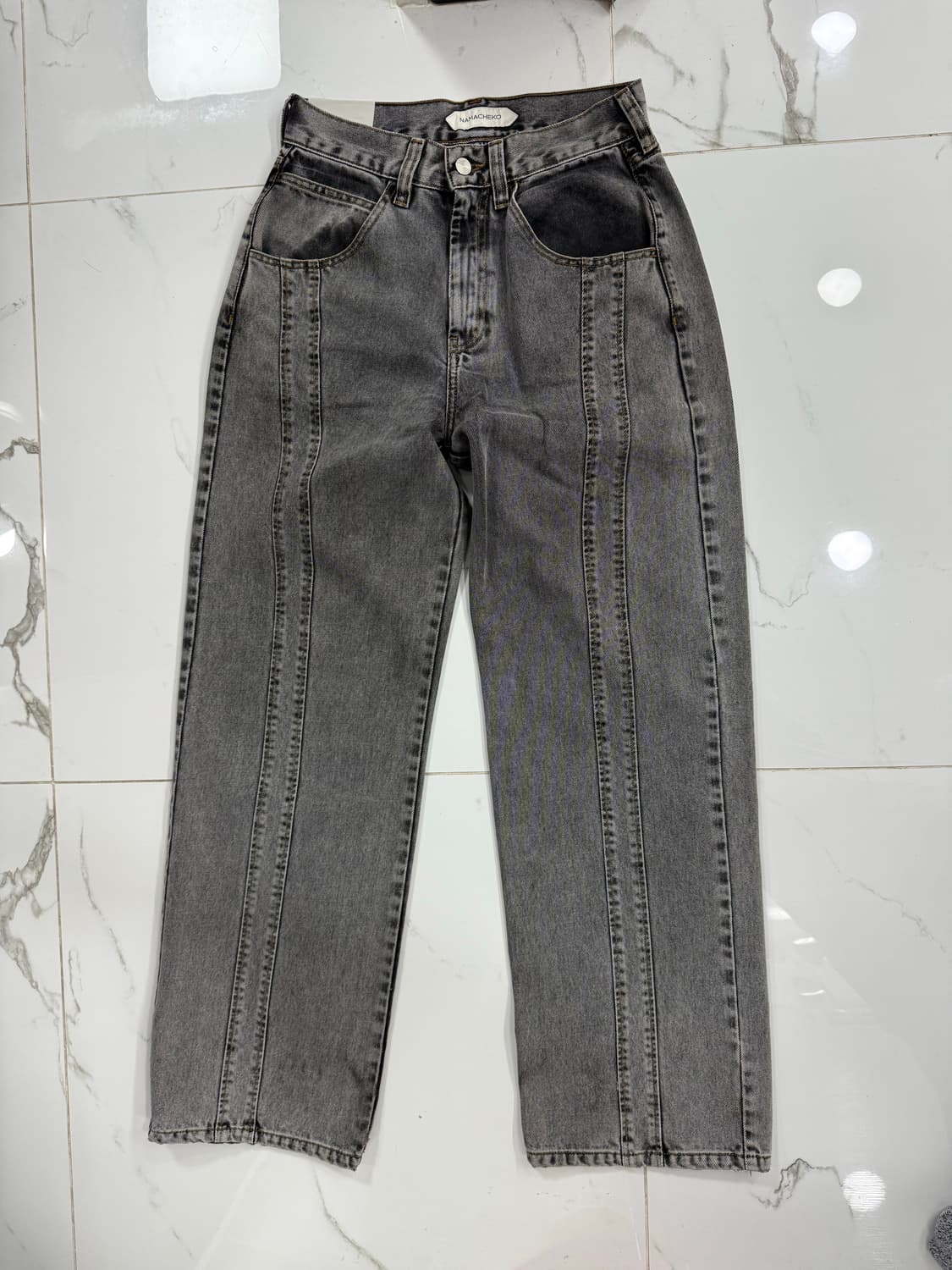 나마체코 ashack denim grey S사이즈 상품이미지1