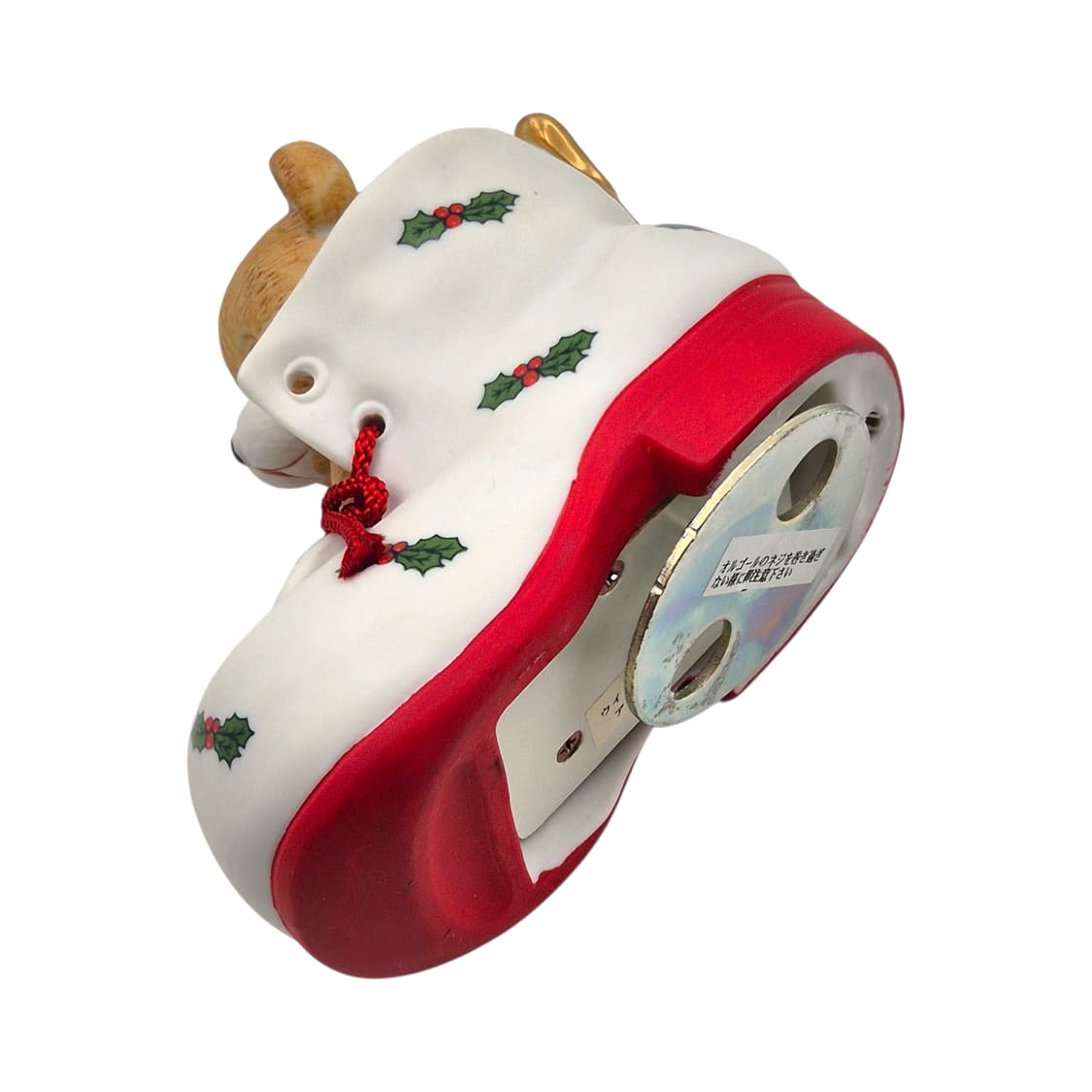 00s 세토 크리스마스 부츠 베어 도자기 오르골 상품이미지4