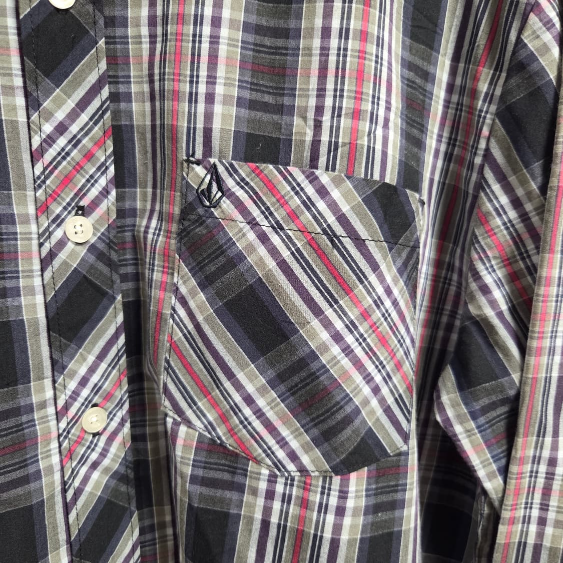 Volcom 볼컴 아메리칸 체크 셔츠 L(100) 상품이미지4