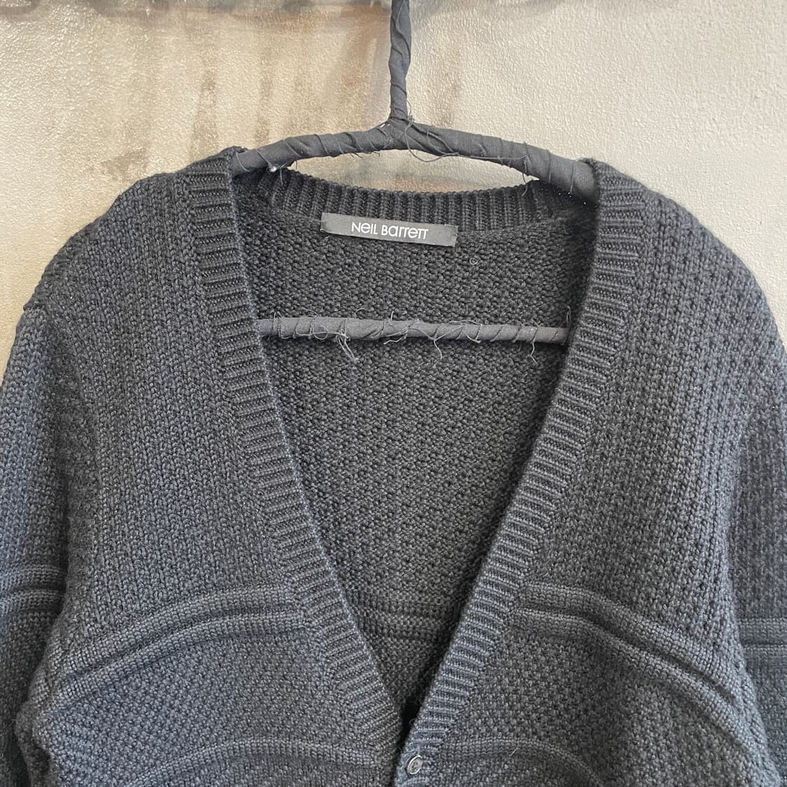 닐 바렛 멀티 텍스쳐 가디건 상품이미지4