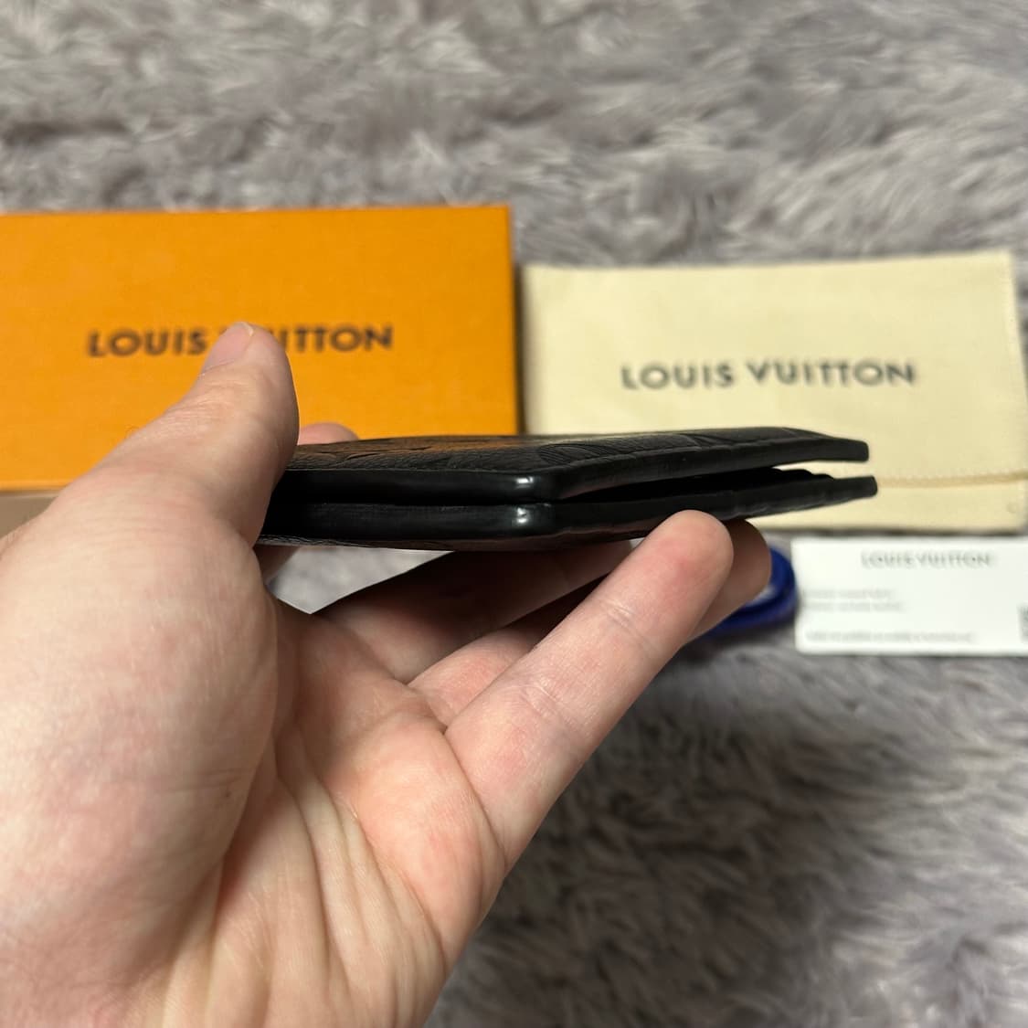 [풀구성] 루이비통 이클립스 쉐도우 오거나이저 카드지갑 블랙 상품이미지7