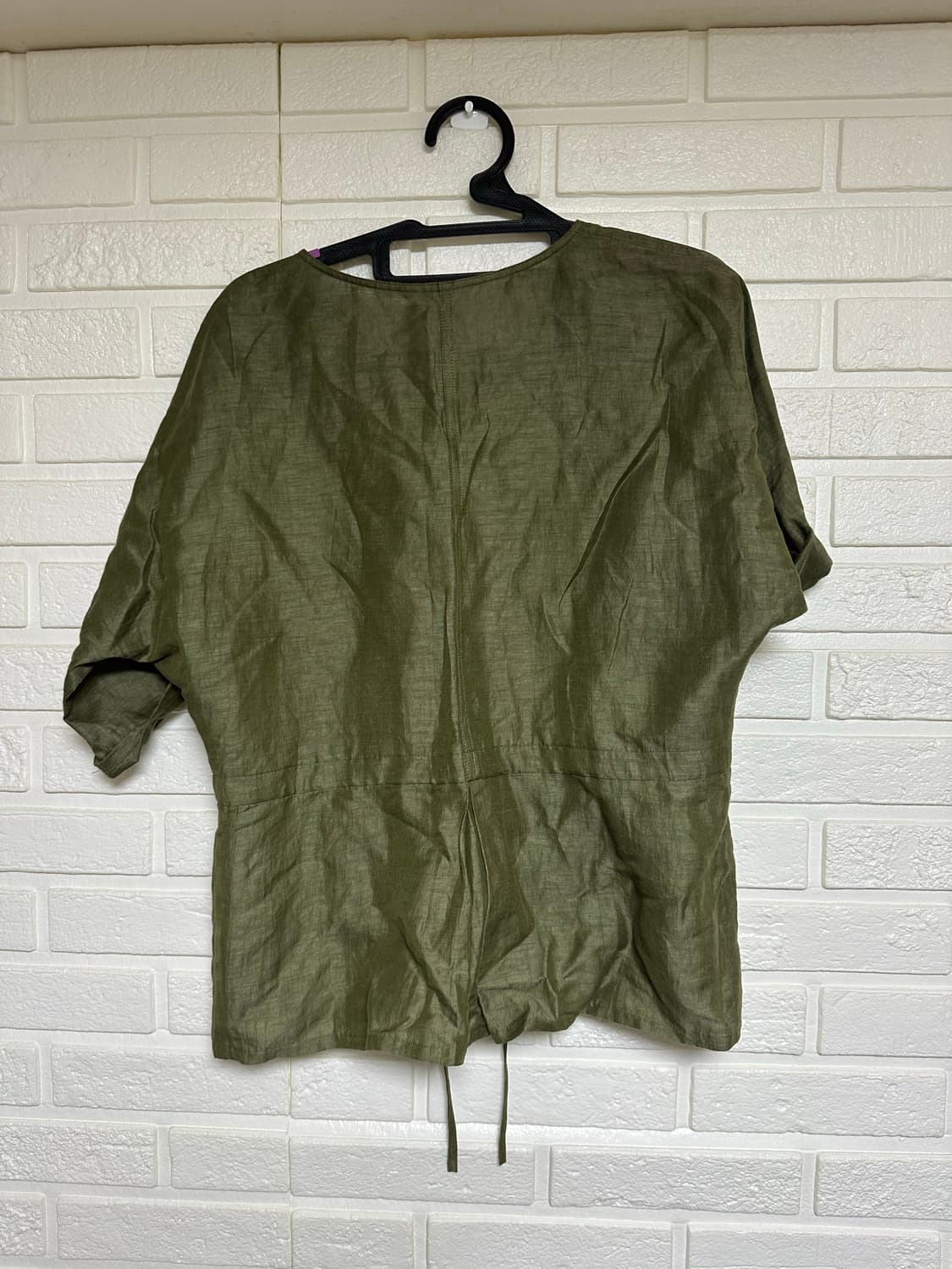 초록 블라우스 상품이미지4