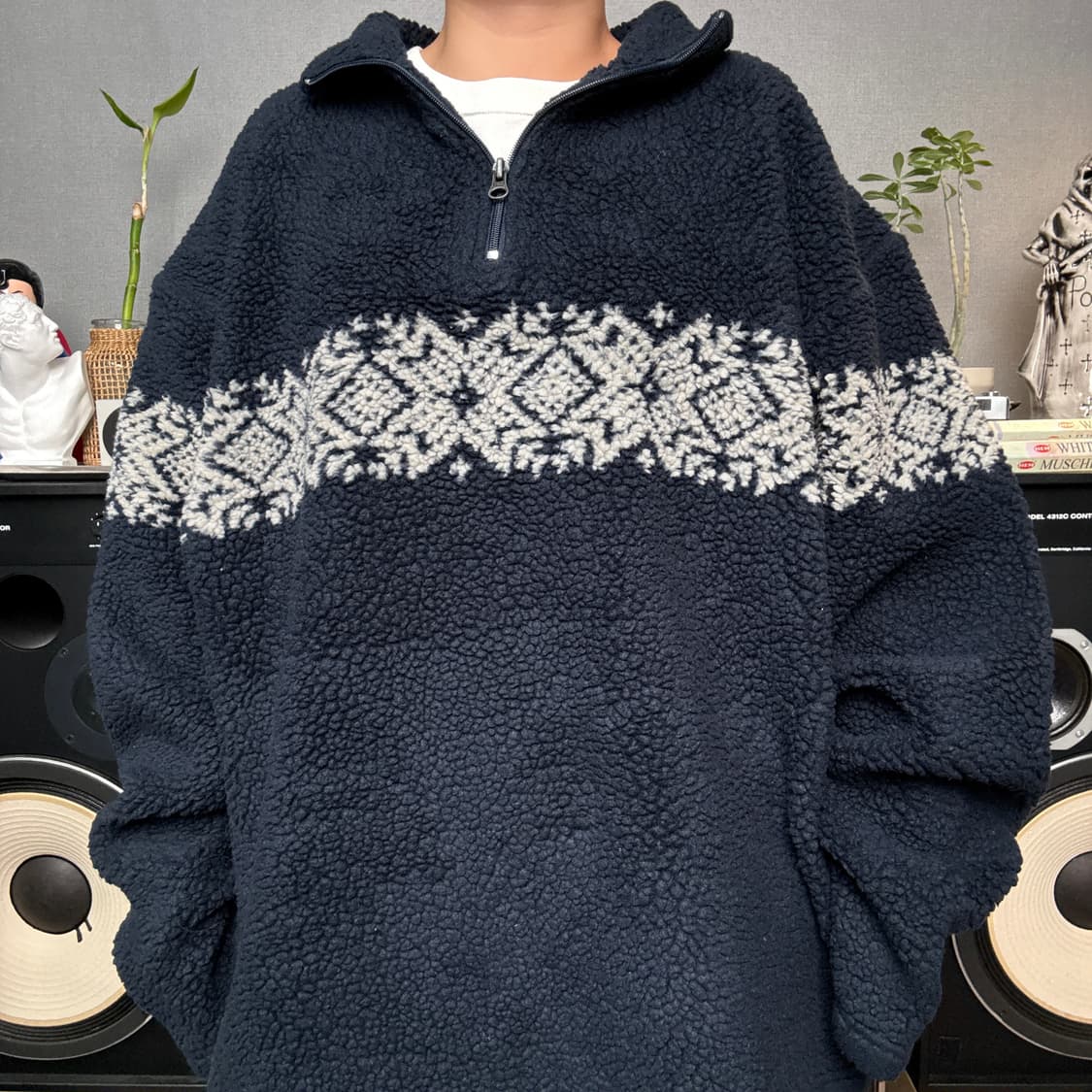 gap 양털 플리스반집업 상품이미지1