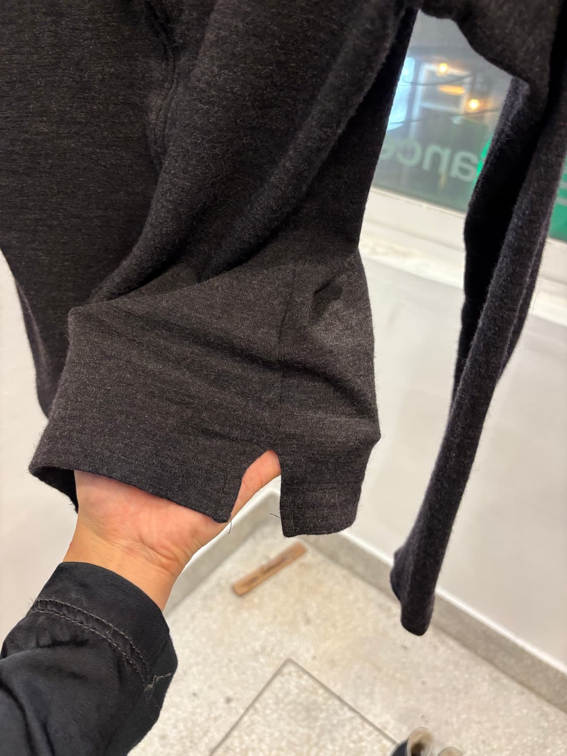 Yohji Yamamoto wave zip up 상품이미지6
