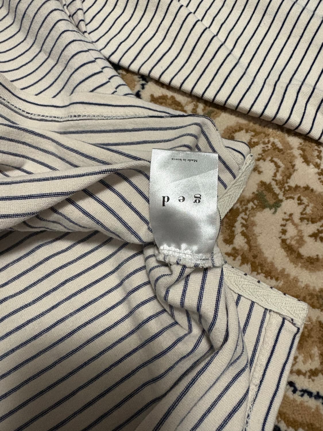 게드 ged 스트라이프 긴팔 티셔츠  상품이미지8