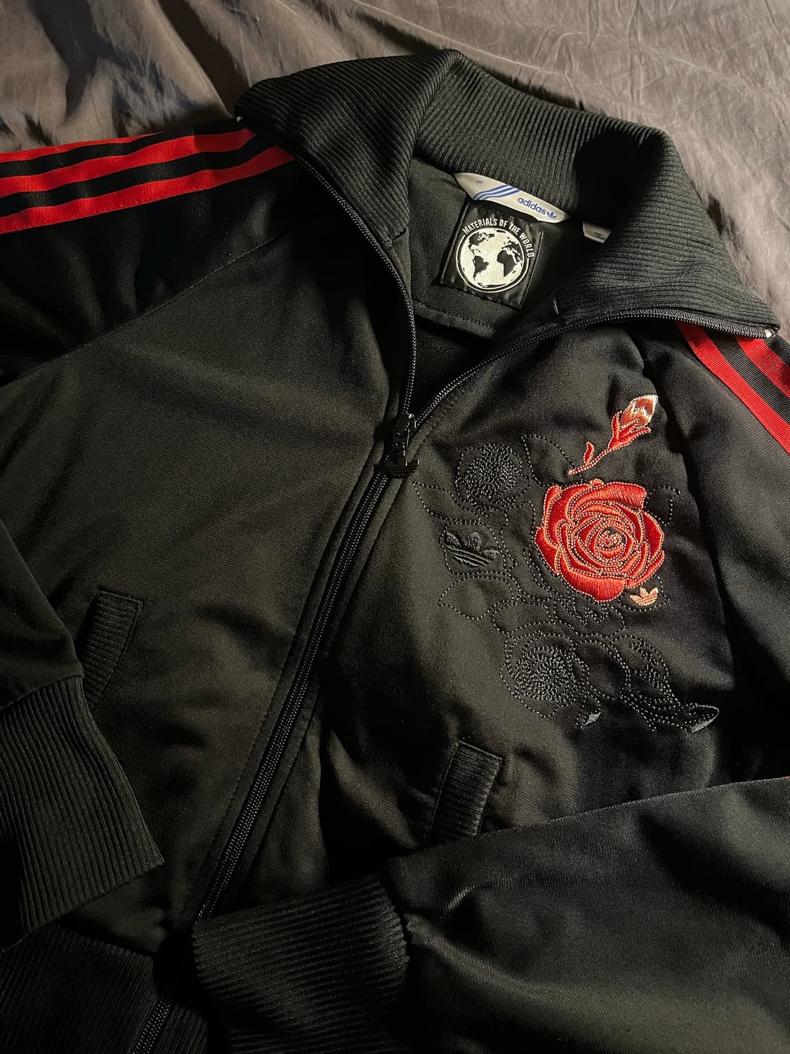 S/90) [희귀/한정판] 아디다스 MOTW 스페인 검빨 장미자수 트랙탑 상품이미지1