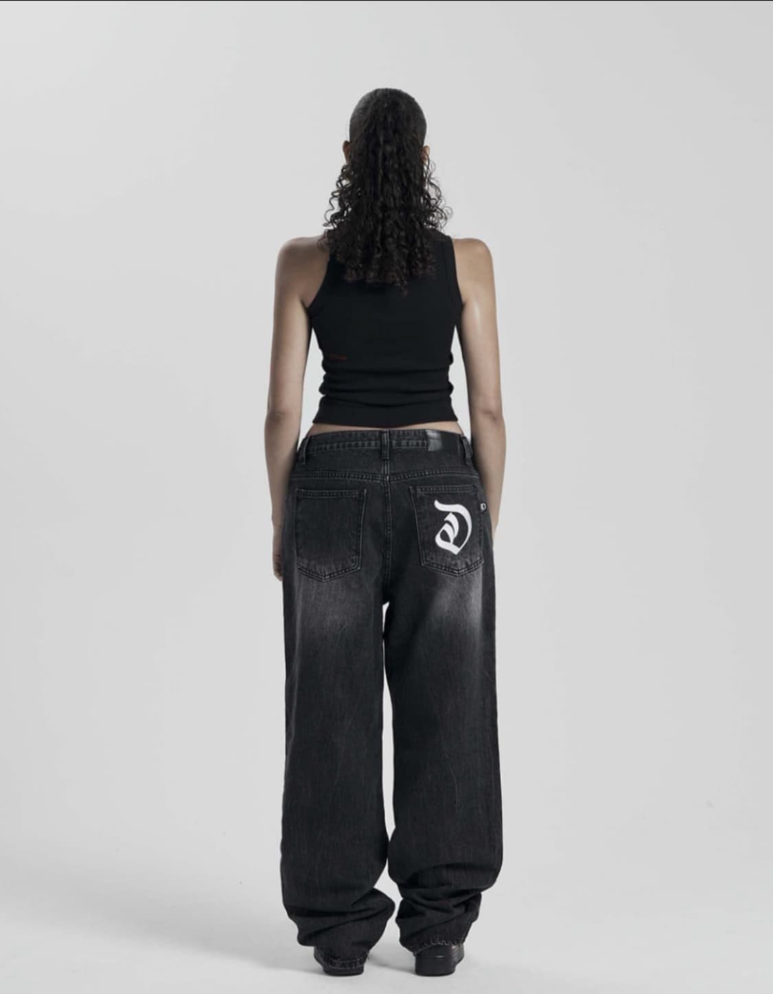 [1] 오도어 나스 로우 데님 블랙 상품이미지1