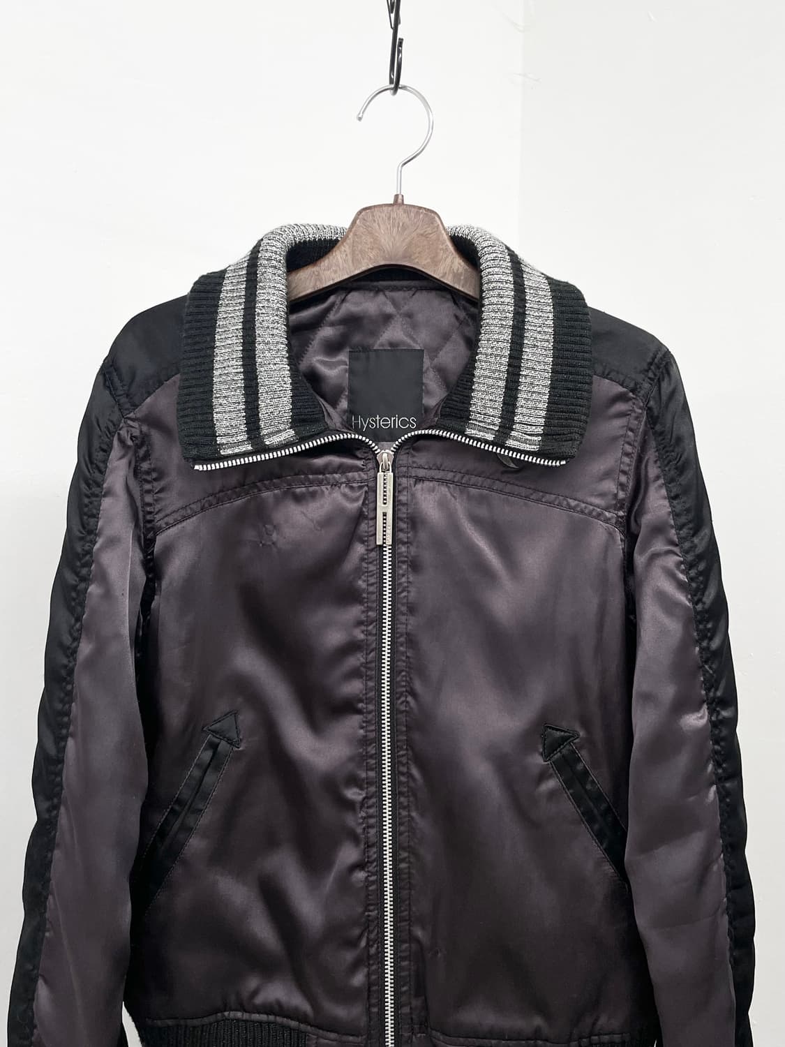 히스테릭글래머 히스걸 자수 새틴 집업*레어 상품이미지8