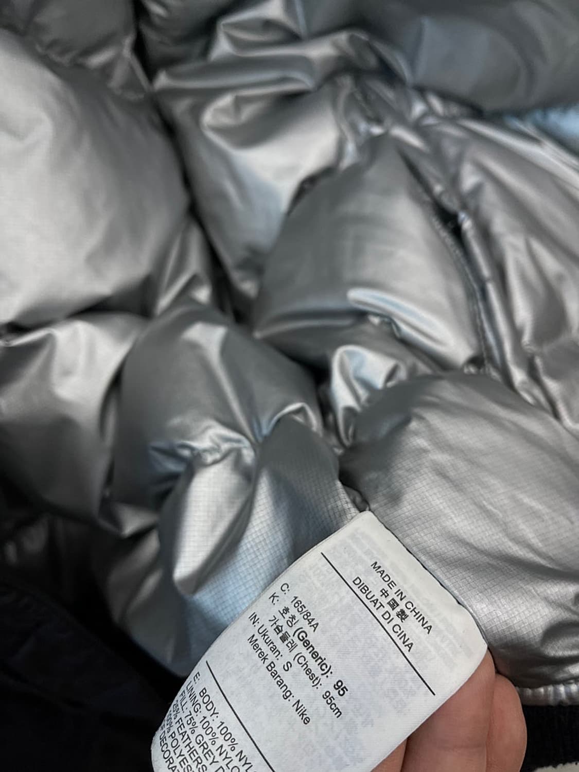 100-105) 조던 엔지니어드 MA-1 다운자켓  상품이미지7