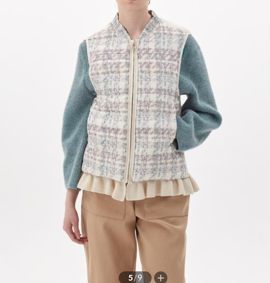 기비 2021 니트믹스  패딩 베스트 85-160사이즈 상품이미지1