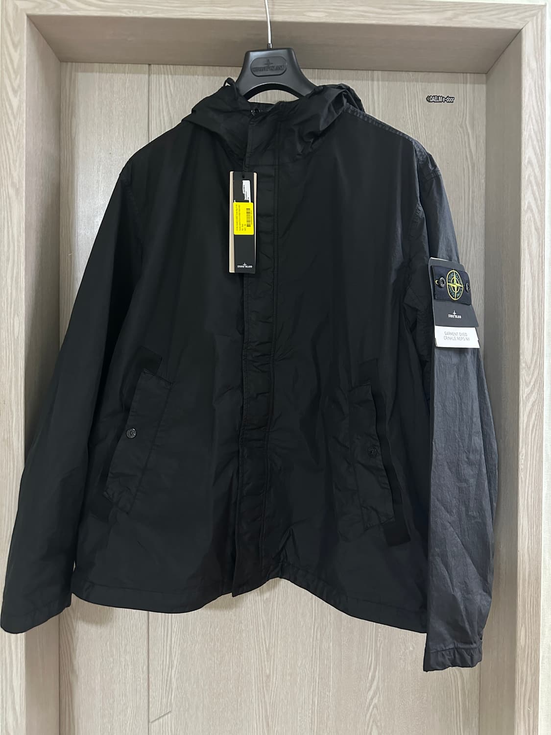 새상품) 스톤아일랜드 25ss 크링클랩스 안티 드롭 후드 자켓 3XL 상품이미지1