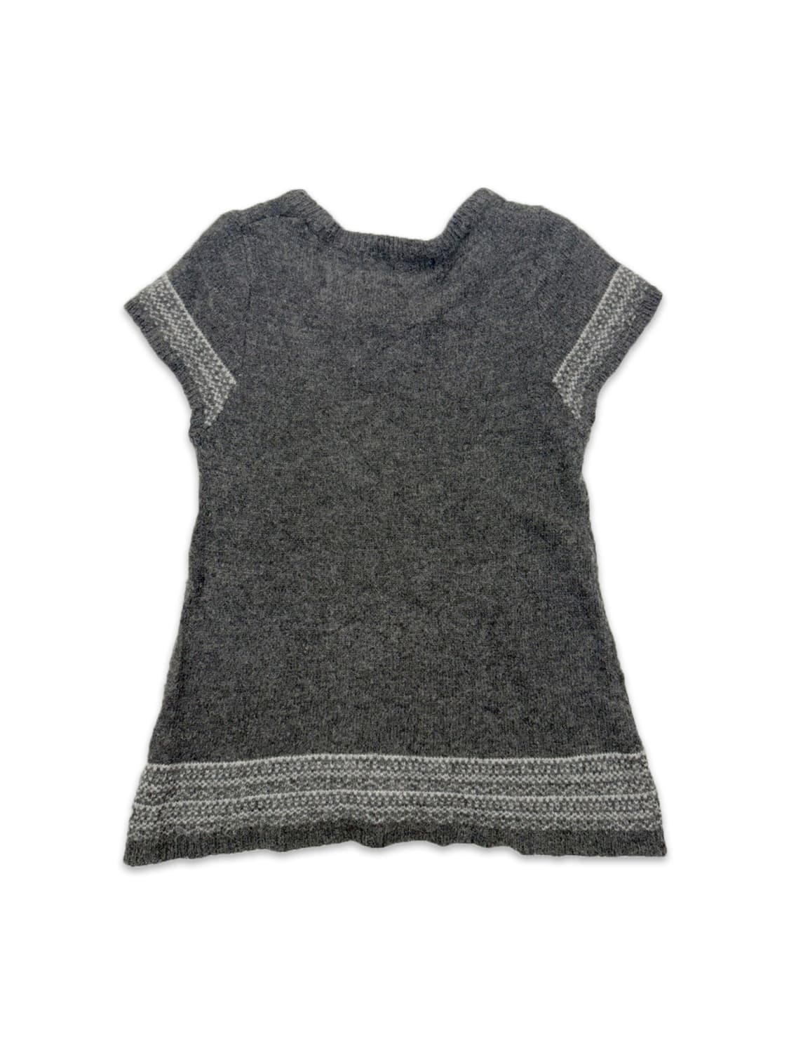 빈티지 SOSPITA 그레이 모리 반팔 니트 상품이미지5