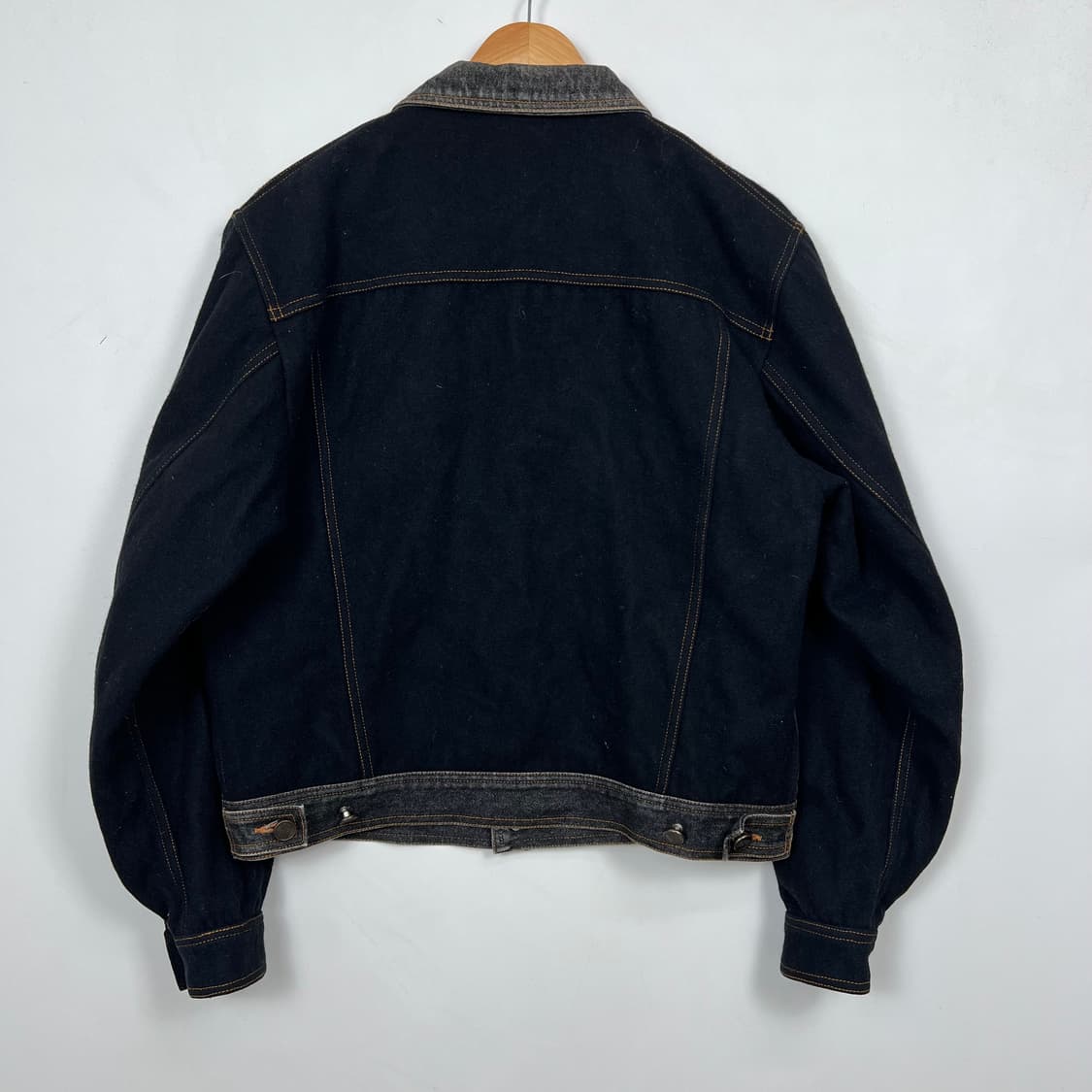 1990s 마리떼프랑소와저버 울 데님 믹스 자켓 상품이미지3