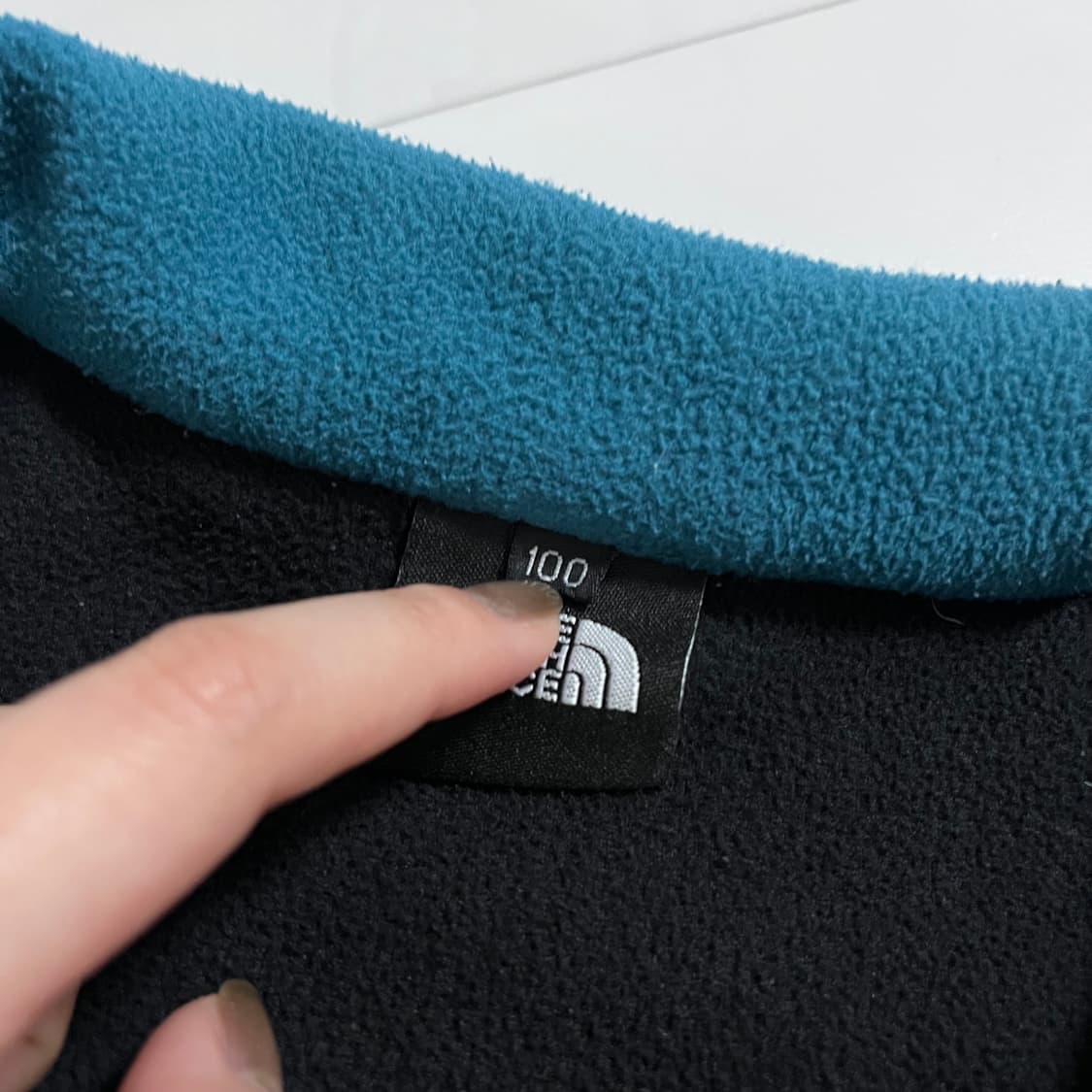 [정품] 노스페이스 블랙 블루 후리스 [ 100 ] 상품이미지5