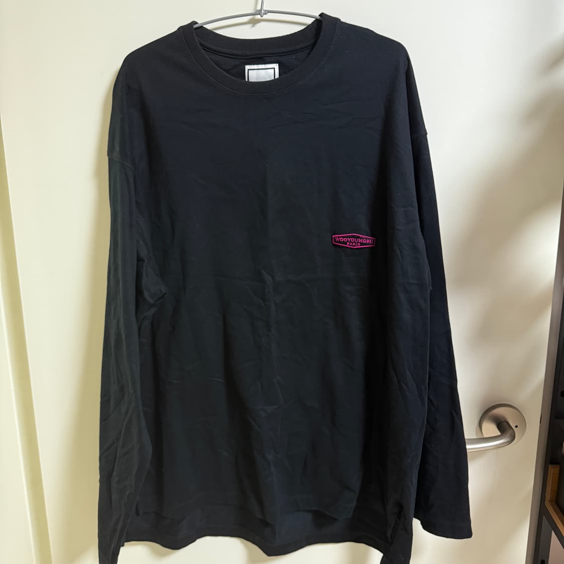 우영미 긴팔티셔츠 ( 블랙 / 핑크 )  상품이미지3