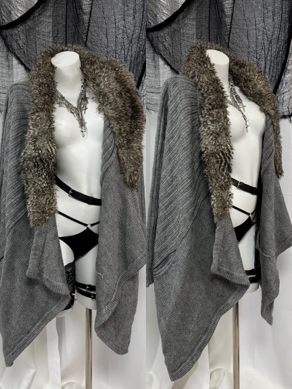 fur cardigan 상품이미지1
