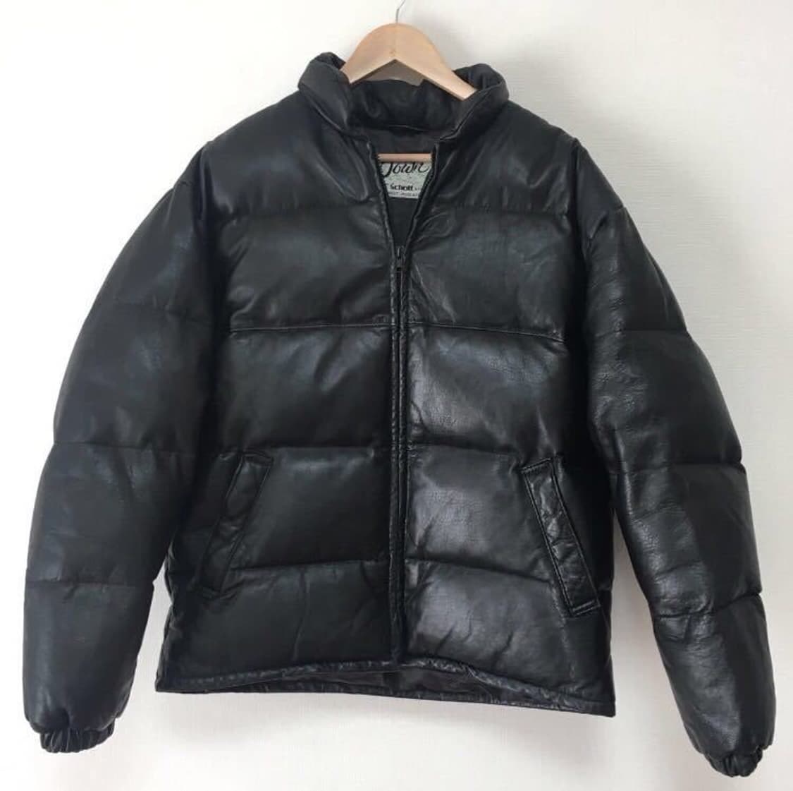 schott 쇼트 Made in USA 가죽 패딩 레더 패딩 XL 상품이미지1