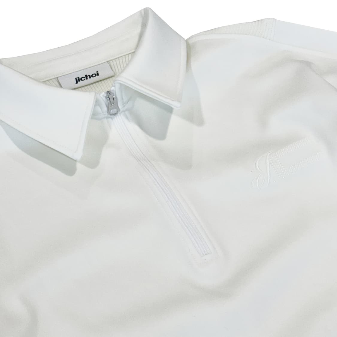 지초이 AW25 하프 집 셔츠 아이보리 JICHOI 상품이미지3