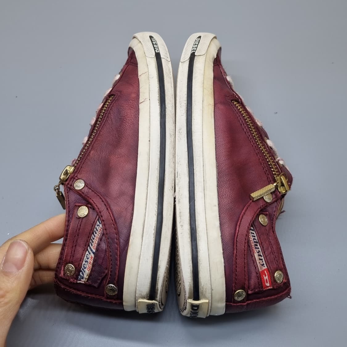 디젤 여성가죽스니커즈230 상품이미지5