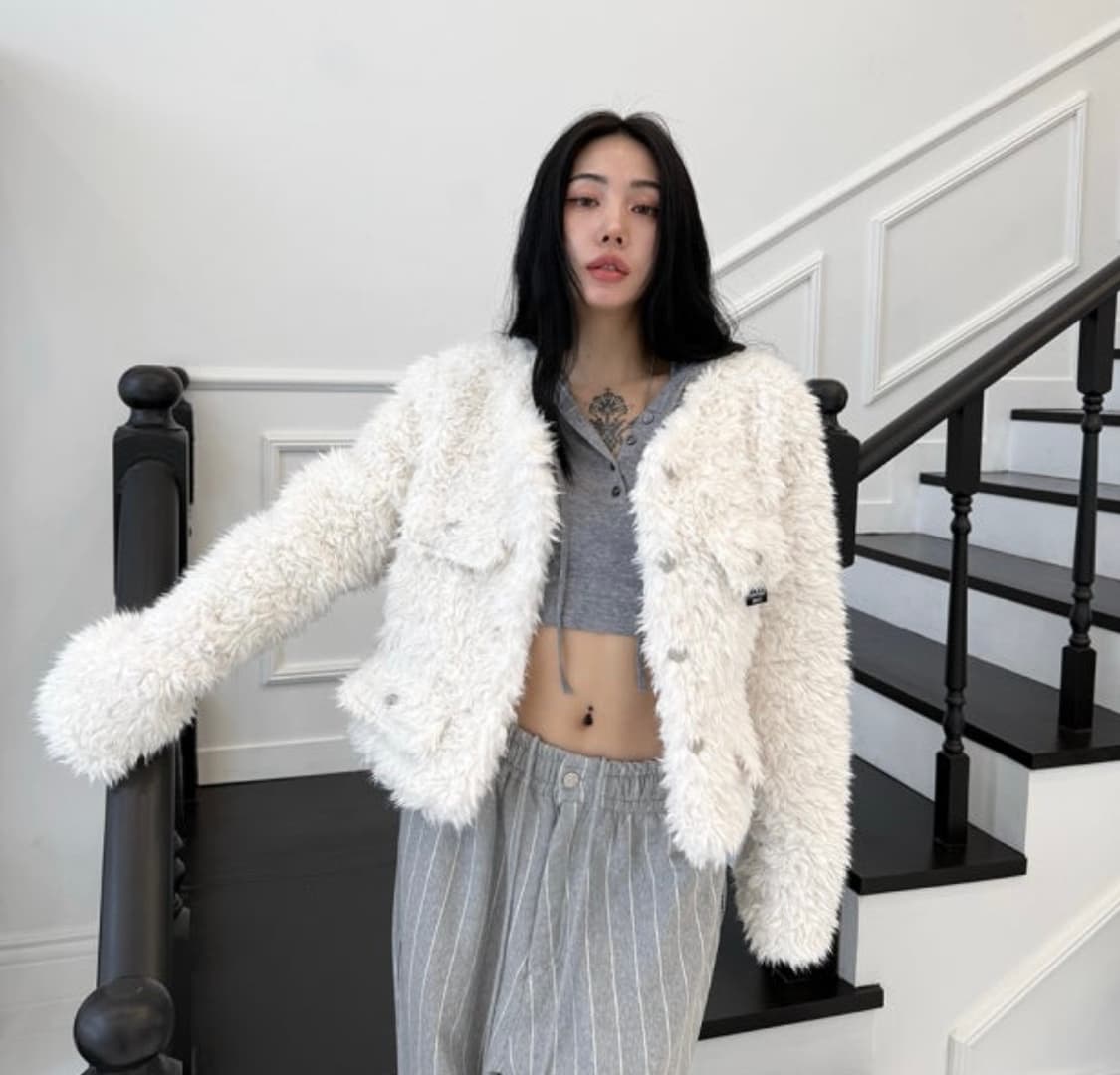 더미스테리어스호텔 POODLE JACKET 상품이미지1